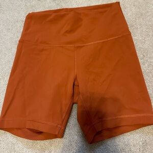 LULULEMON RARE DISCONTINUED CANYON ORANGE WUNDER TRAINS